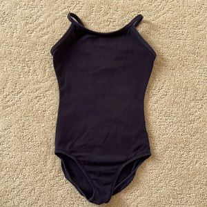 Girls standard black leo size 6-7